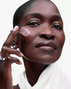 visual de belleza Lancome, ilustracion de antiedad