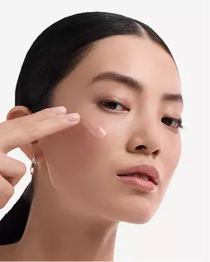 visual de belleza Lancome, ilustracion de hidratacion
