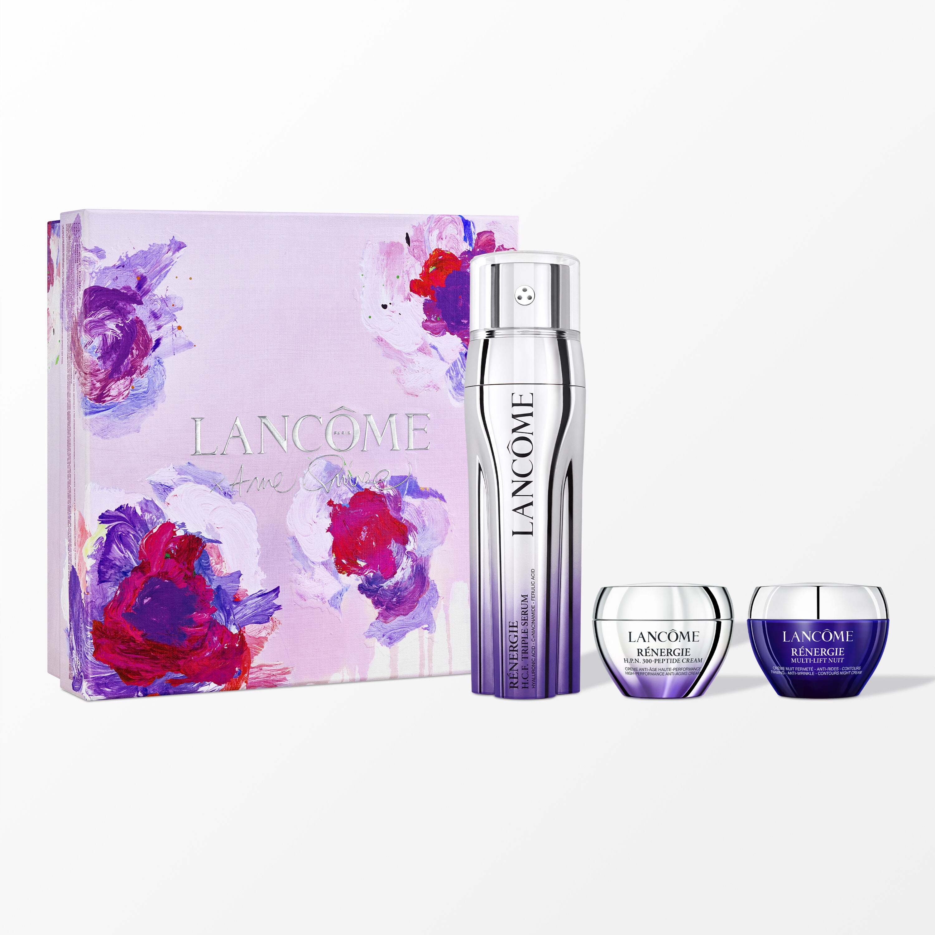 SET DE CUIDADO FACIAL RENERGIE H.C.F. TRIPLE SERUM 50ML - EDICION LIMITADA DIA DE LA MADRE